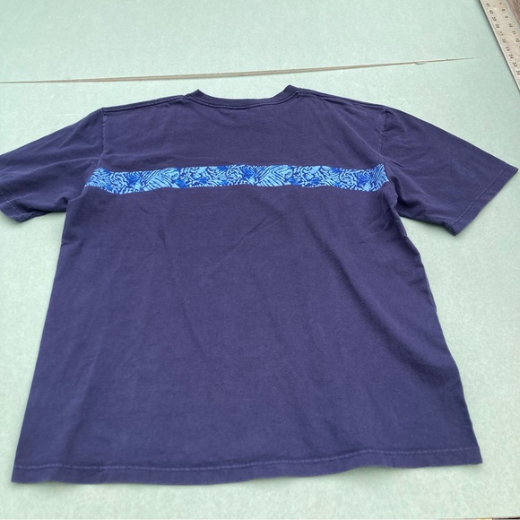 Vintage 90s made in USA Nautica coral wrap around graphic tee - Picture 2 of 4